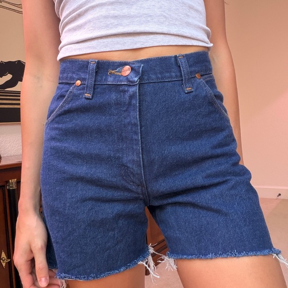 Wrangler Pants - Wrangler Classic Blue Denim Shorts
